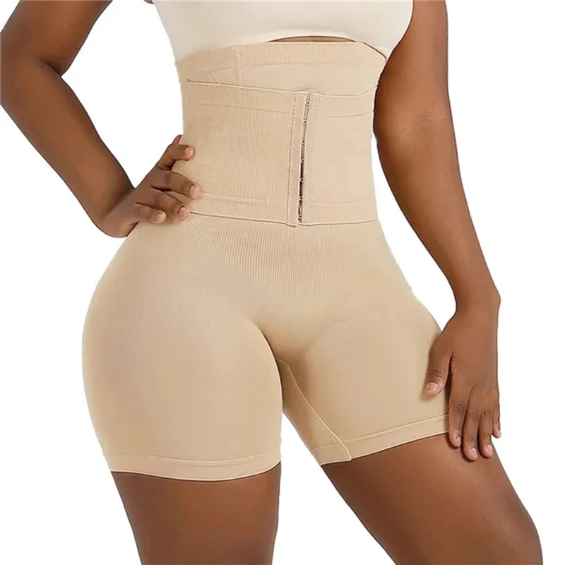 Fajas Shorts with Hook Butt Lifter Panties & High Waisted Underwear