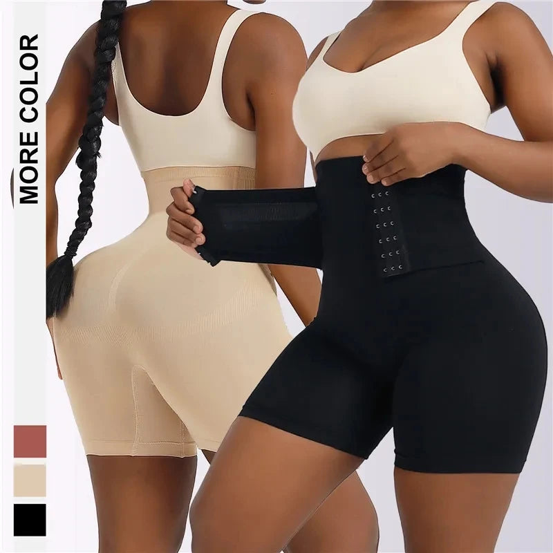 Fajas Shorts with Hook Butt Lifter Panties & High Waisted Underwear