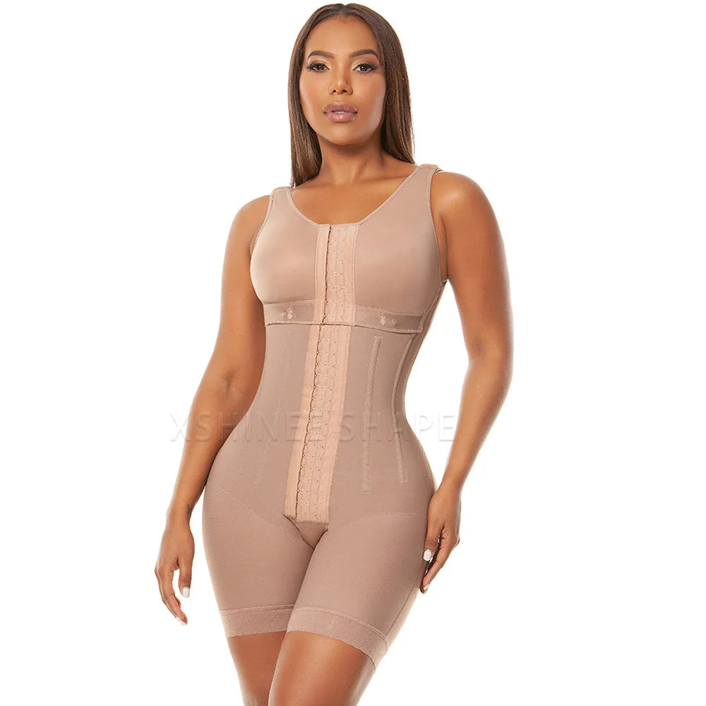 High Compression Flatten Abdomen Body Shaper With Tummy Control