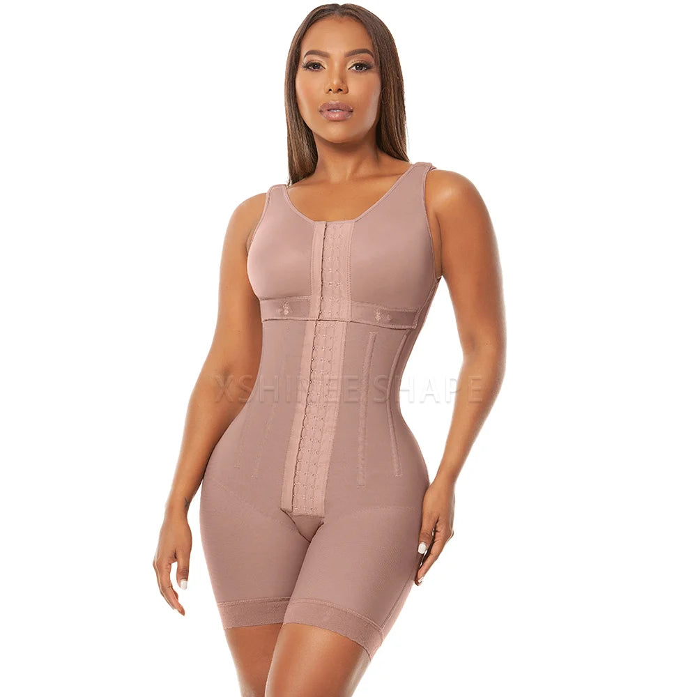 High Compression Flatten Abdomen Body Shaper With Tummy Control