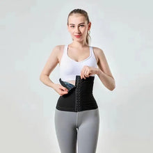 Load image into Gallery viewer, Buckle Waist Trainer Burst Sweat Corset Sauna Slimming Belt