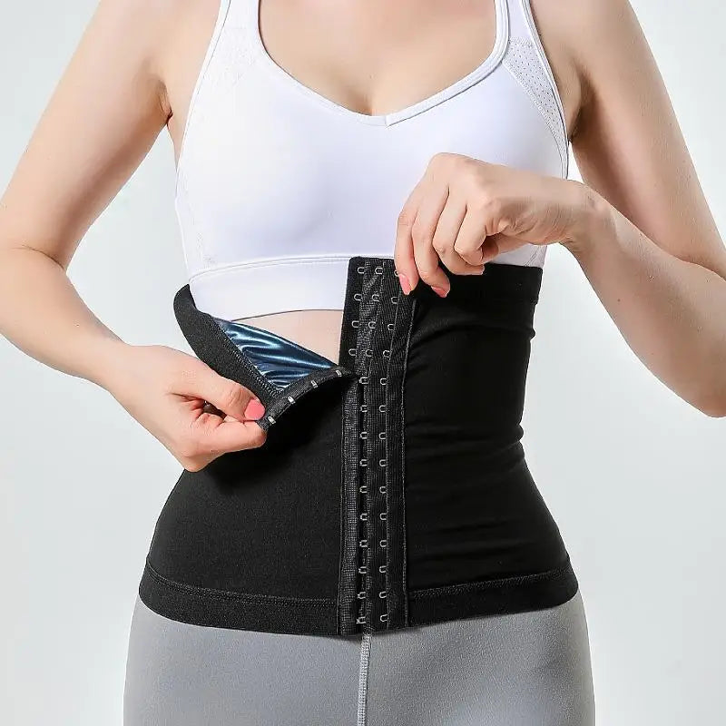 Buckle Waist Trainer Burst Sweat Corset Sauna Slimming Belt