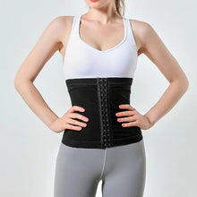 Load image into Gallery viewer, Buckle Waist Trainer Burst Sweat Corset Sauna Slimming Belt